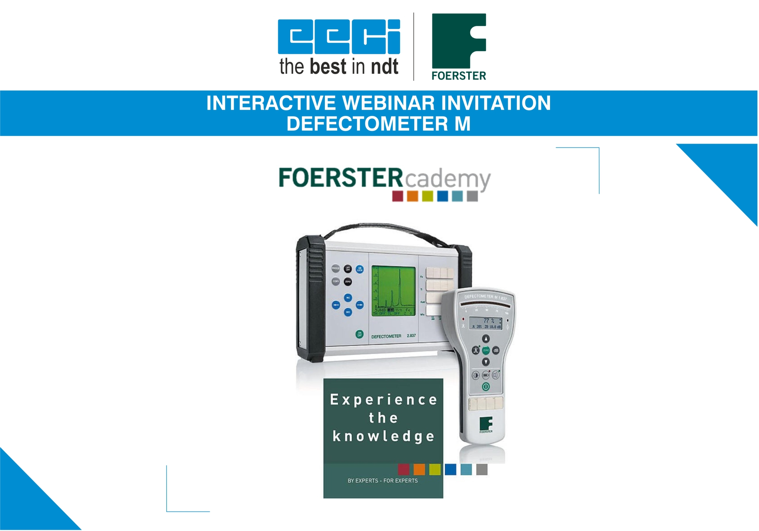 INTERACTIVE WEBINAR INVITATION DEFECTOMETER M