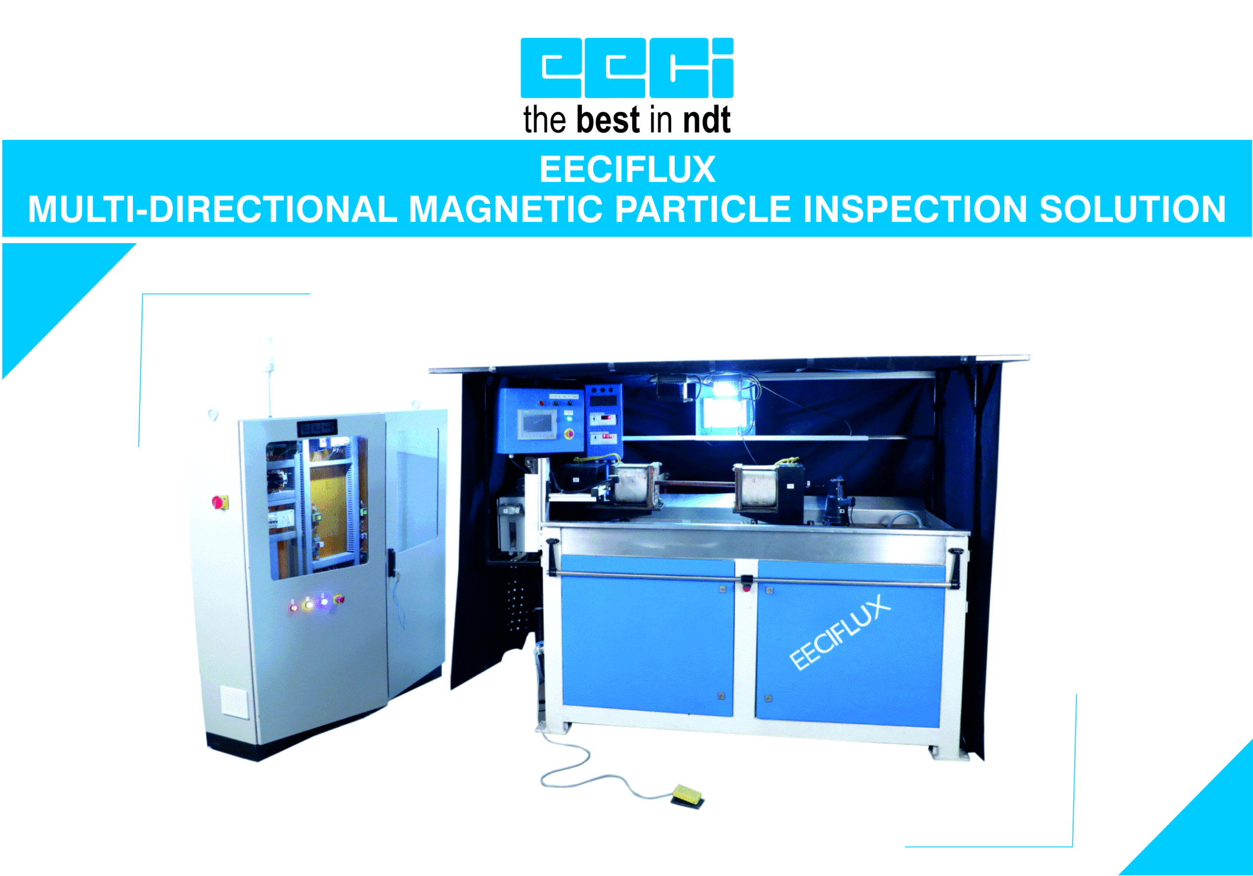 EECIFLUX MULTI-DIRECTIONAL MAGNETIC PARTICLE INSPECTION SOLUTION