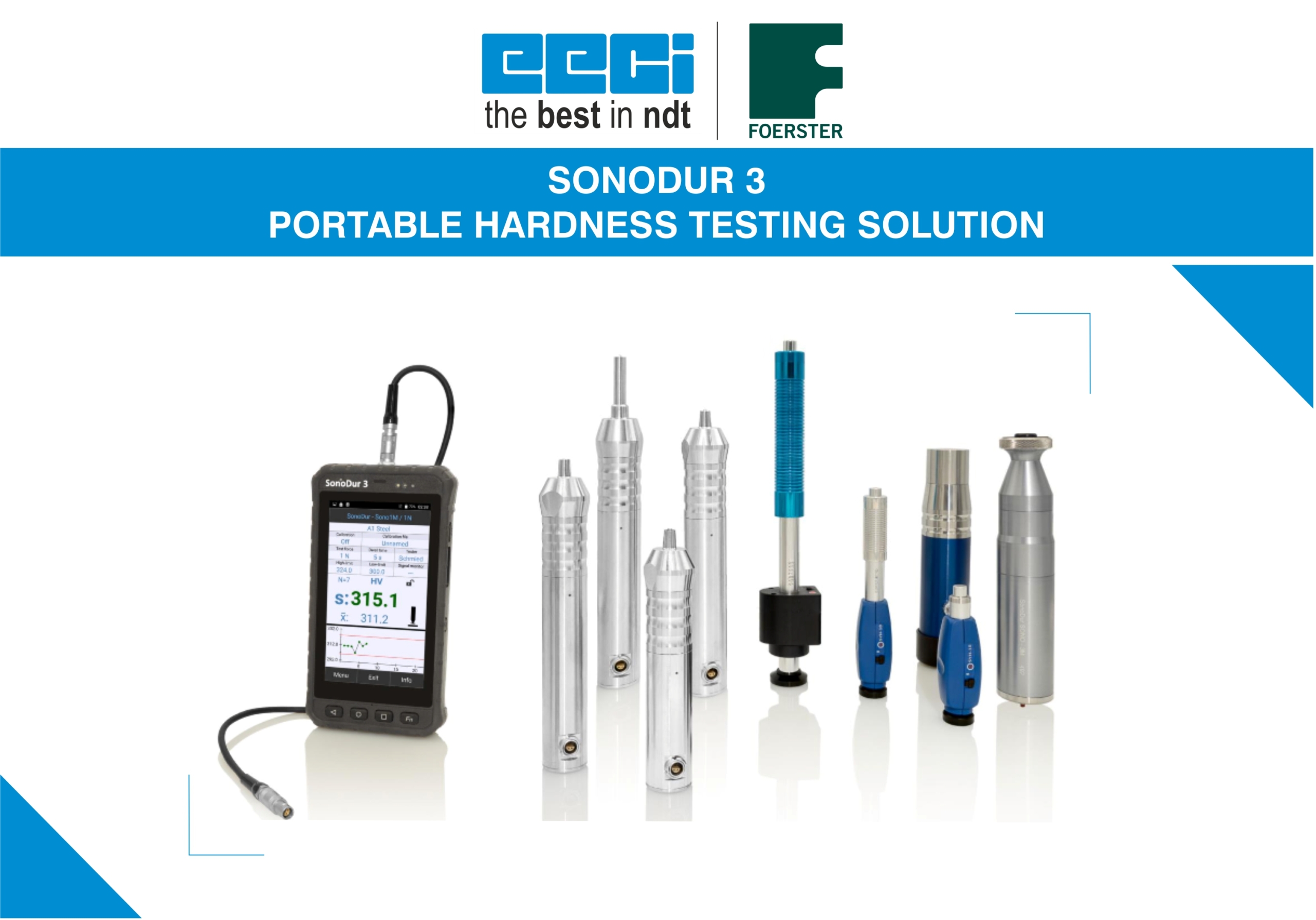 SONODUR 3 PORTABLE HARDNESS TESTING SOLUTION