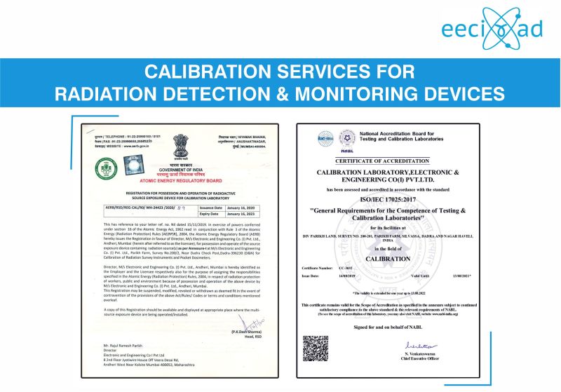 Calibration Services For Radiation Detection & Monitoring Devices