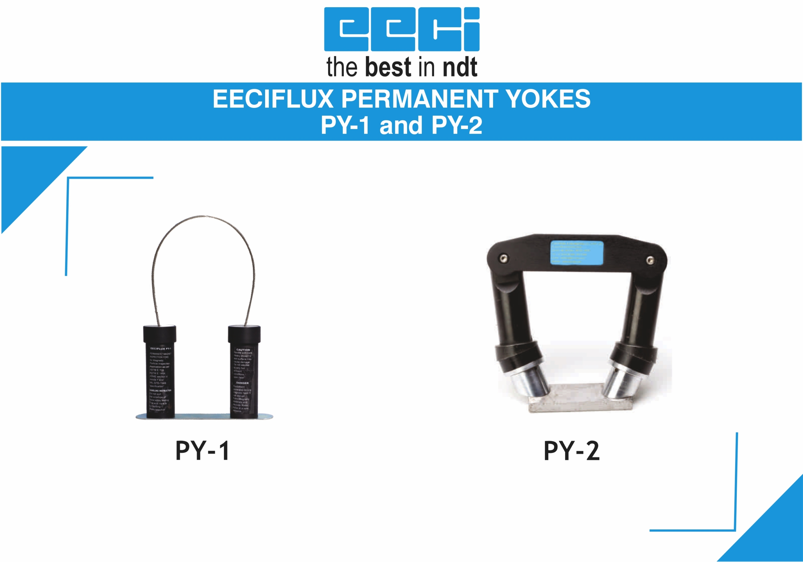 EECIFLUX PERMANENT YOKES – PY-1 AND PY-2