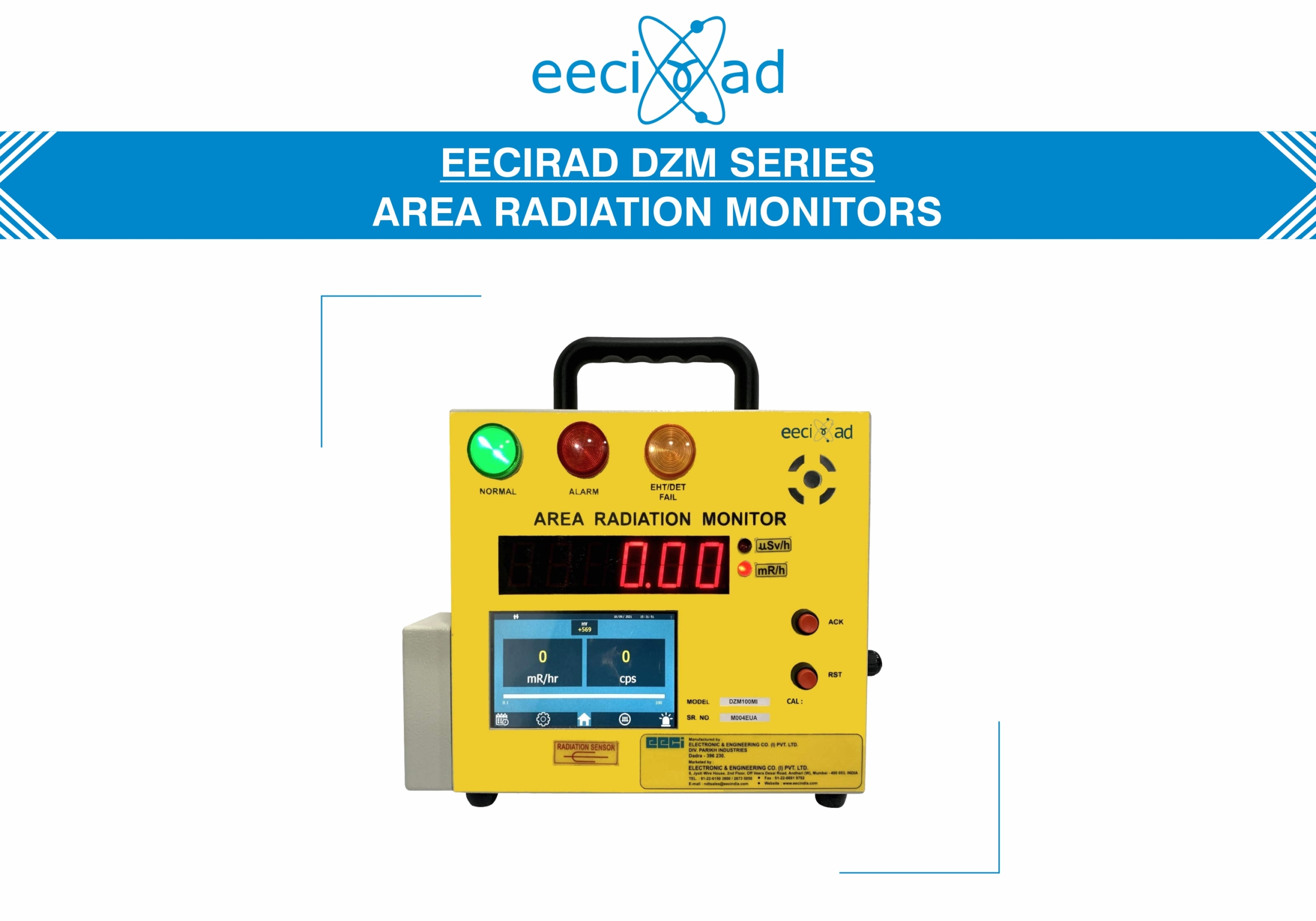 EECIRAD DZM SERIES (AREA RADIATION MONITORS)