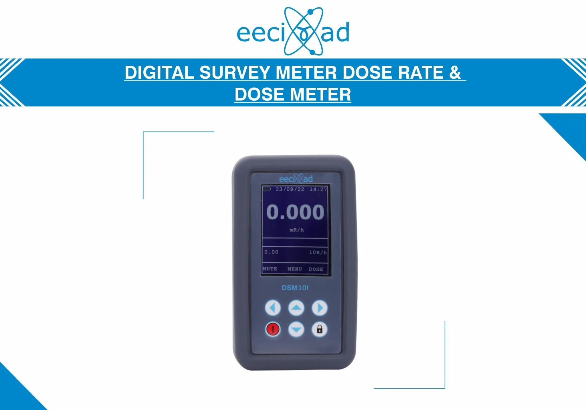 Digital Survey Meter Dose Rate & Dose Meter (DSM)