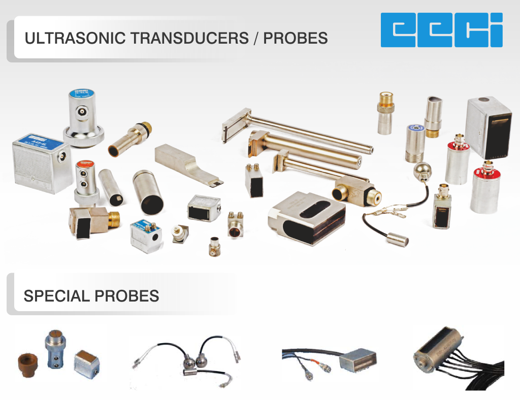 EECI’s range of Ultrasonic Transducers & Accessories