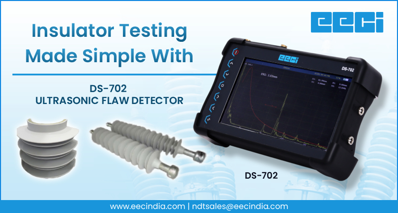 Advanced Ultrasonic Flaw Detection for Composite Hollow Core Insulators with DS-702