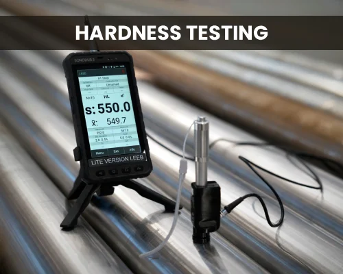 Hardness Testing (non destructive testing)
